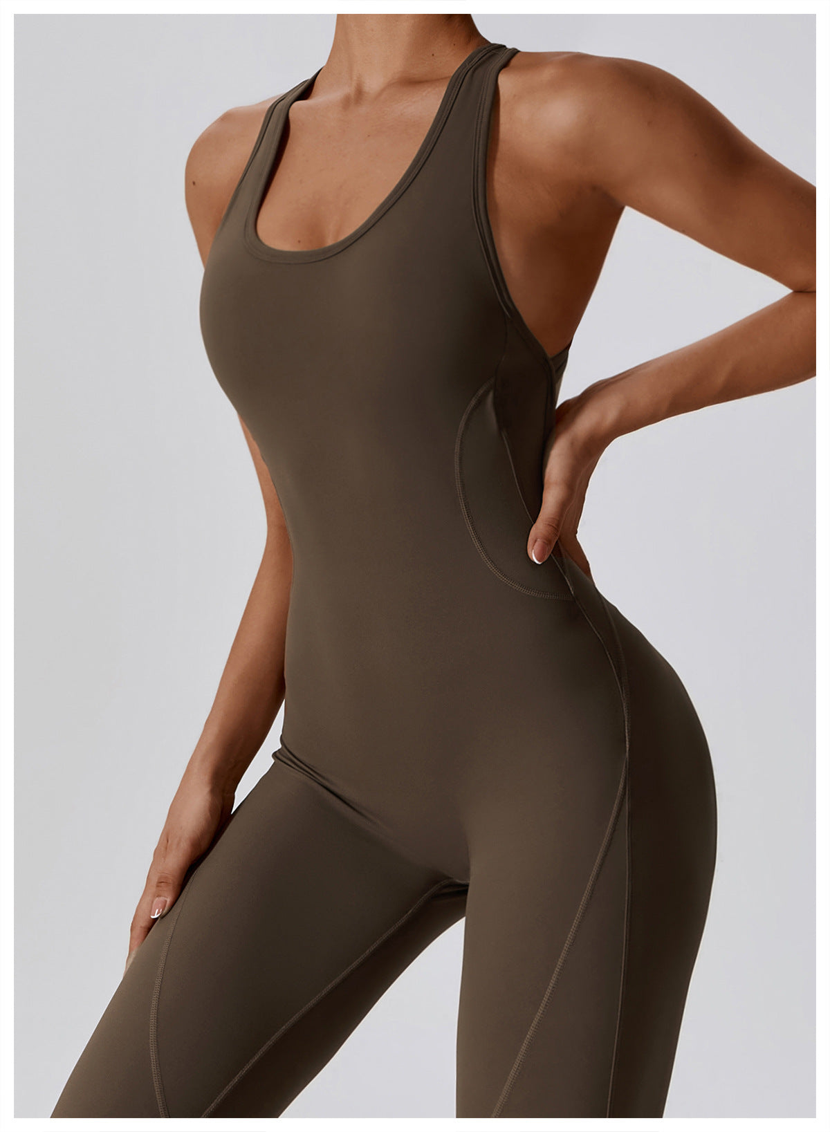 High Elastic One-piece Yoga Jumpsuit Women